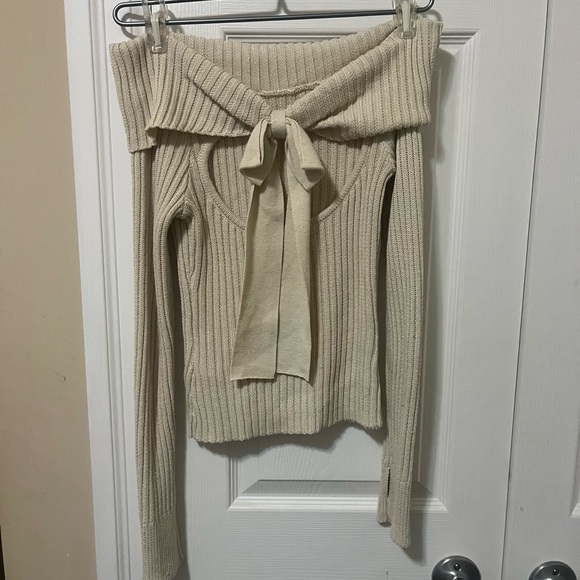 Motel Rocks Off-Shoulder Ribbed Sweater - Picture 5 of 5